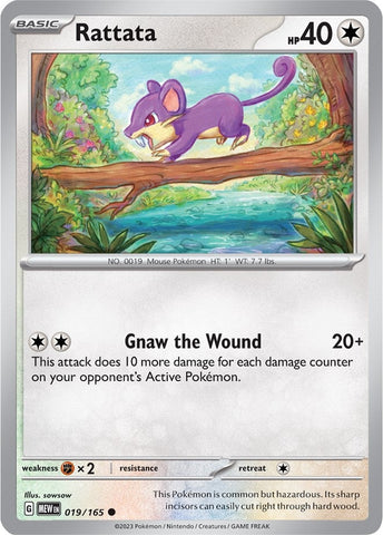 Image for Rattata (019/165) (SV: Scarlet & Violet 151) - Pokemon