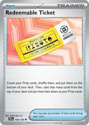 Image for Redeemable Ticket (156/159) (SV09: Journey Together) - Pokemon