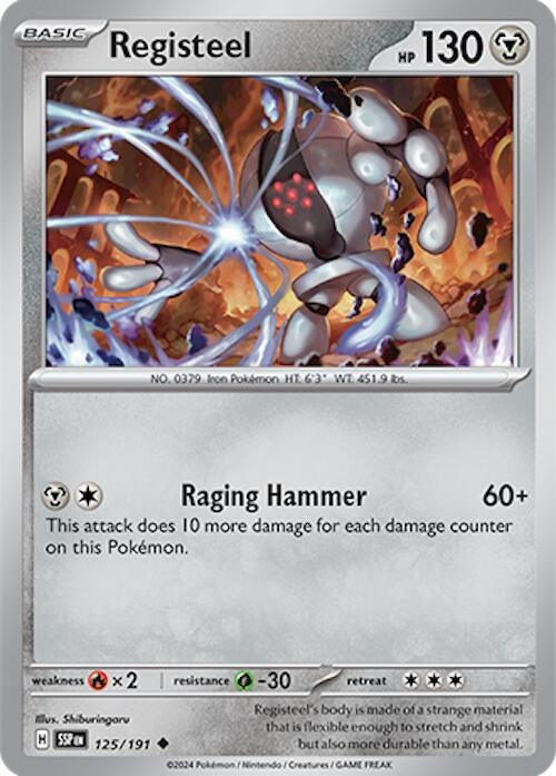 Image for Registeel (125/191) (SV08: Surging Sparks) - Pokemon