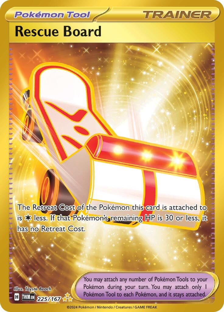 Image for Rescue Board (225/167) (SV06: Twilight Masquerade) - Pokemon