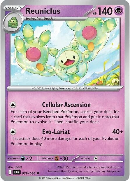 Image for Reuniclus (039/086) (SV: Black Bolt) - Pokemon