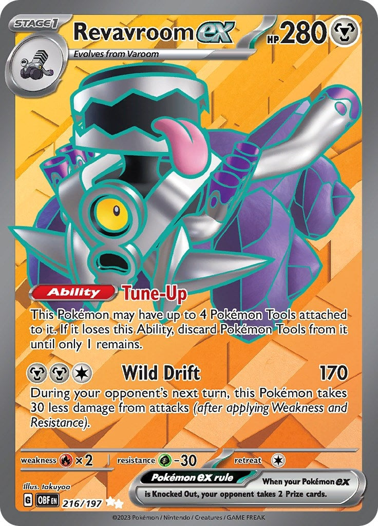Image for Revavroom ex (216/197) (SV03: Obsidian Flames) - Pokemon