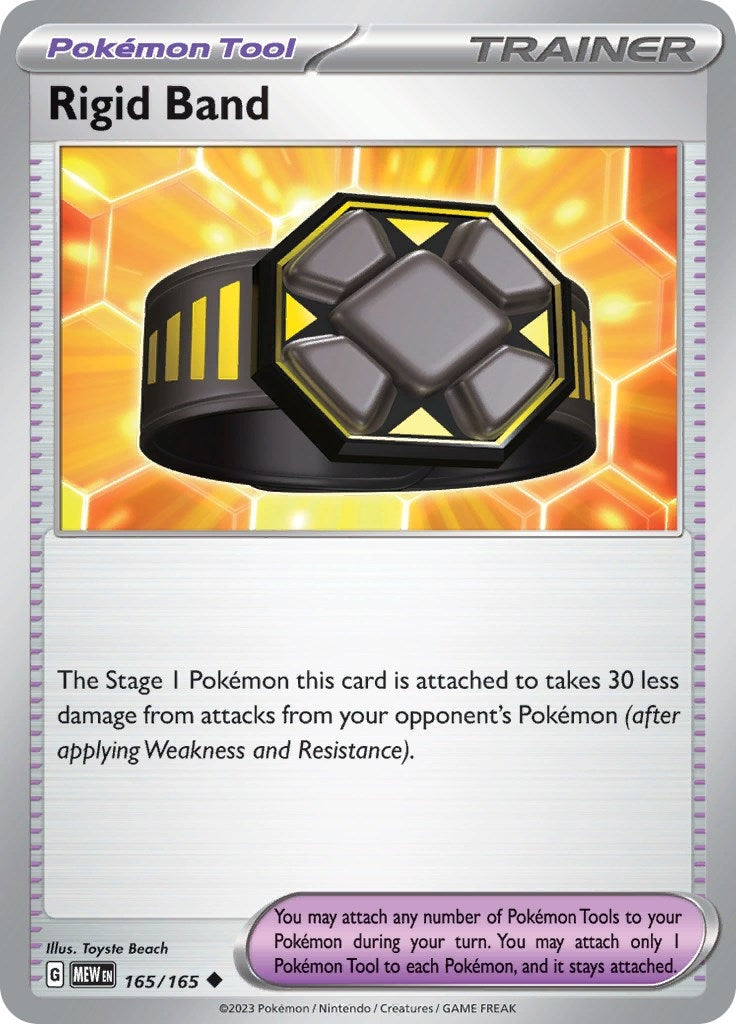 Image for Rigid Band (165/165) (SV: Scarlet & Violet 151) - Pokemon