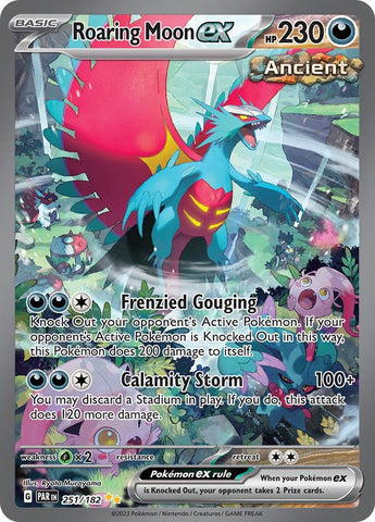 Image for Roaring Moon ex (251/182) (SV04: Paradox Rift) - Pokemon