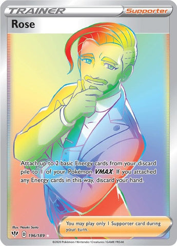 Image for Rose (Secret) (196/189) (SWSH03: Darkness Ablaze) - Pokemon