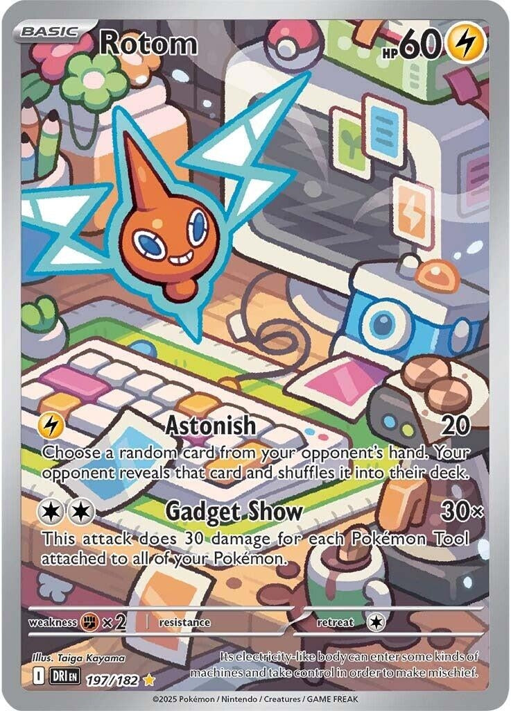 Image for Rotom (197/182) (SV10: Destined Rivals) - Pokemon