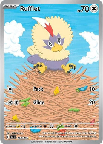 Image for Rufflet (154/086) (SV: Black Bolt) - Pokemon