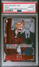 SANJI - JAPANESE 25TH ANNIVERSARY PREMIUM CARD COLLECTION - PSA 10 ONE Single