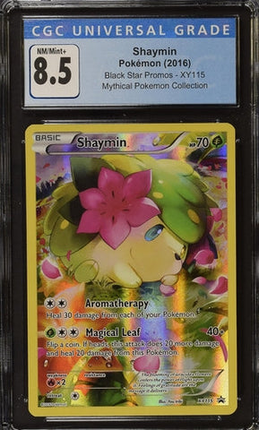 SHAYMIN - MYTHICAL POKEMON COLLECTION  - CGC 8.5 Pokemon Single