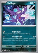 Image for Sableye (136/193) (SV02: Paldea Evolved) - Pokemon