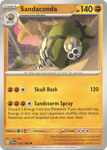 Image for Sandaconda (120/198) (SV01: Scarlet & Violet Base Set) - Pokemon