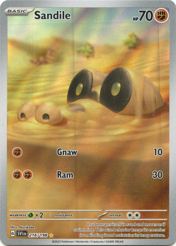 Image for Sandile (216/198) (SV01: Scarlet & Violet Base Set) - Pokemon
