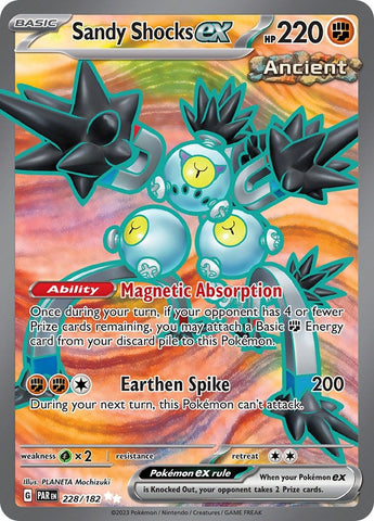 Image for Sandy Shocks ex (228/182) (SV04: Paradox Rift) - Pokemon