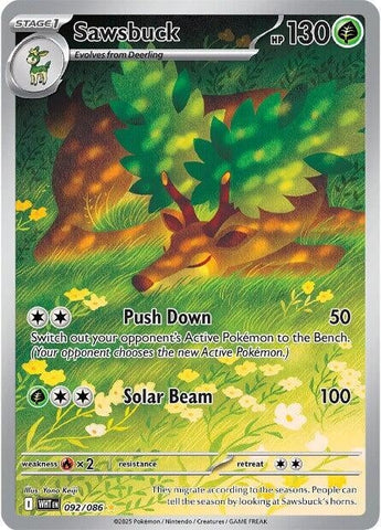 Image for Sawsbuck (092/086) (SV: White Flare) - Pokemon