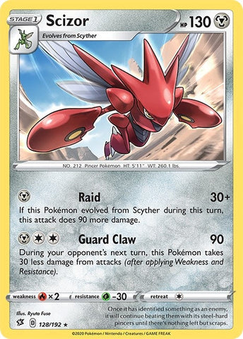 Image for Scizor (128/192) (SWSH02: Rebel Clash) - Pokemon