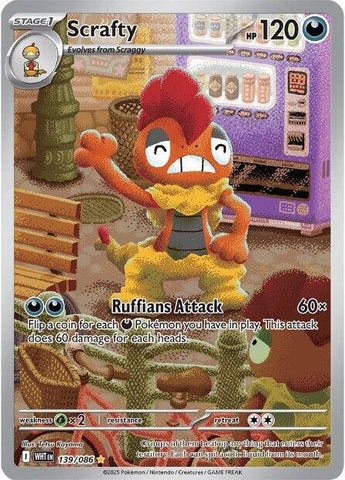 Image for Scrafty (139/086) (SV: White Flare) - Pokemon