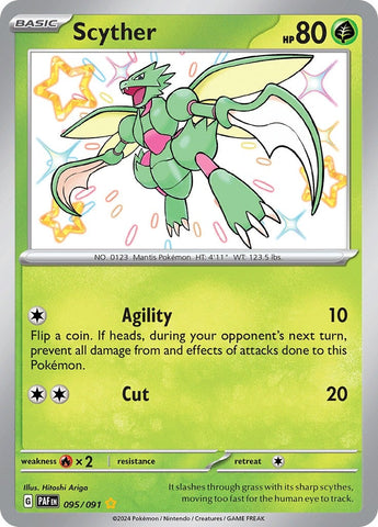 Image for Scyther (095/091) (SV: Paldean Fates) - Pokemon