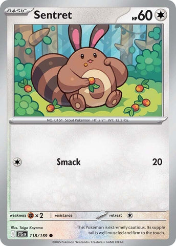 Image for Sentret (118/159) (SV09: Journey Together) - Pokemon