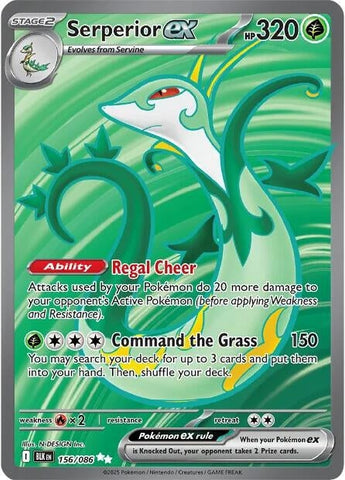 Image for Serperior ex (156/086) (SV: Black Bolt) - Pokemon