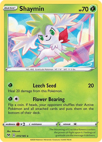 Image for Shaymin (015/185) (SWSH04: Vivid Voltage) - Pokemon
