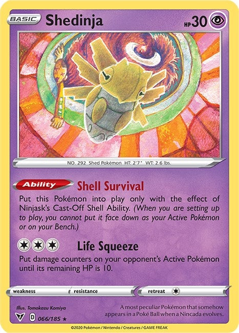 Image for Shedinja (066/185) (SWSH04: Vivid Voltage) - Pokemon