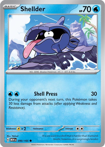 Image for Shellder (090/165) (SV: Scarlet & Violet 151) - Pokemon
