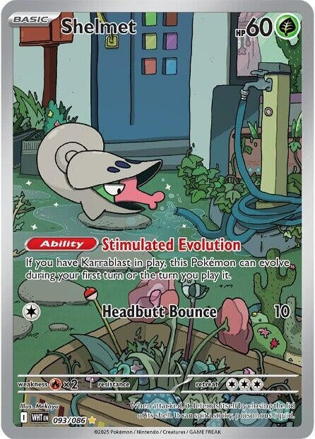 Image for Shelmet (093/086) (SV: White Flare) - Pokemon