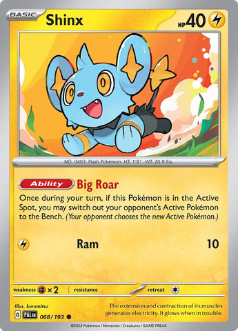 Image for Shinx (068/193) (SV02: Paldea Evolved) - Pokemon
