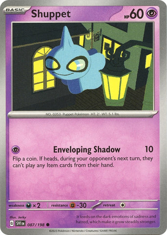 Image for Shuppet (087/198) (SV01: Scarlet & Violet Base Set) - Pokemon