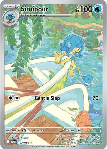 Image for Simipour (102/086) (SV: Black Bolt) - Pokemon