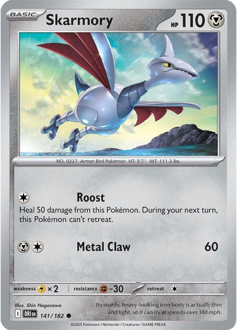 Image for Skarmory (141/182) (SV10: Destined Rivals) - Pokemon