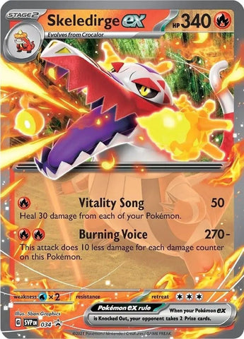 Image for Skeledirge ex - 034 (034) (SV: Scarlet & Violet Promo Cards) - Pokemon