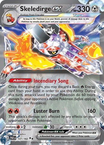 Image for Skeledirge ex (137/182) (SV04: Paradox Rift) - Pokemon