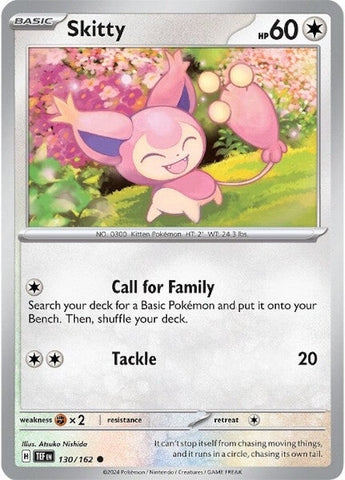 Image for Skitty (130/162) (SV05: Temporal Forces) - Pokemon