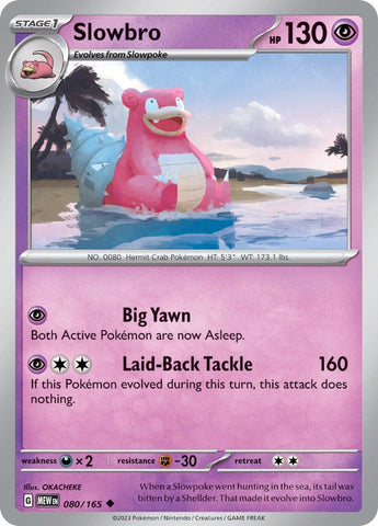 Image for Slowbro (080/165) (SV: Scarlet & Violet 151) - Pokemon