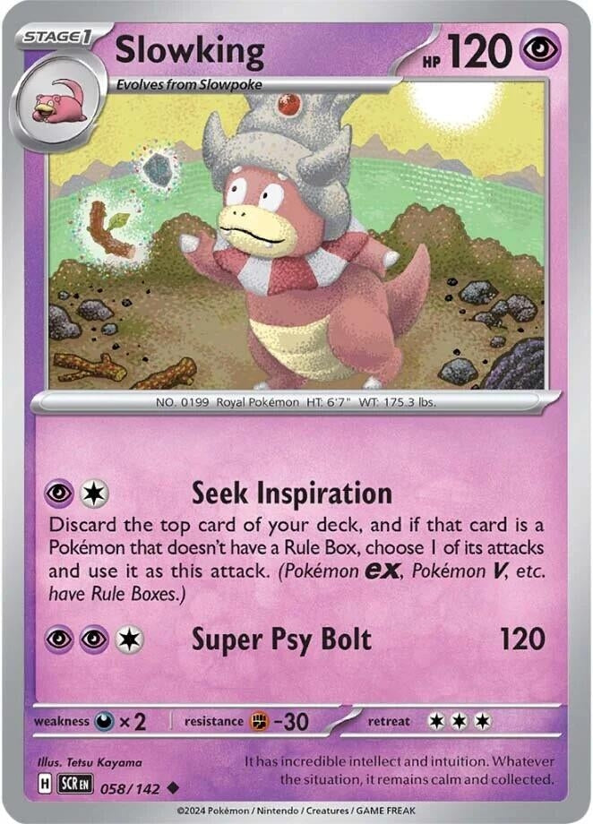 Image for Slowking (058/142) (SV07: Stellar Crown) - Pokemon