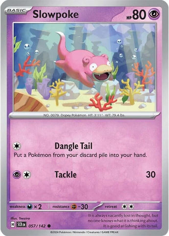 Image for Slowpoke (057/142) (SV07: Stellar Crown) - Pokemon