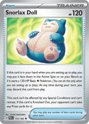Image for Snorlax Doll (175/182) (SV04: Paradox Rift) - Pokemon