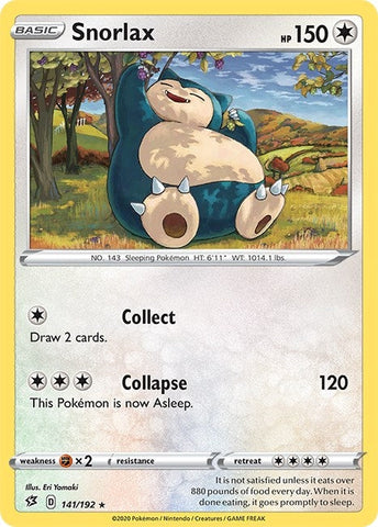 Image for Snorlax (141/192) (SWSH02: Rebel Clash) - Pokemon