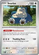 Image for Snorlax (143/165) (SV: Scarlet & Violet 151) - Pokemon