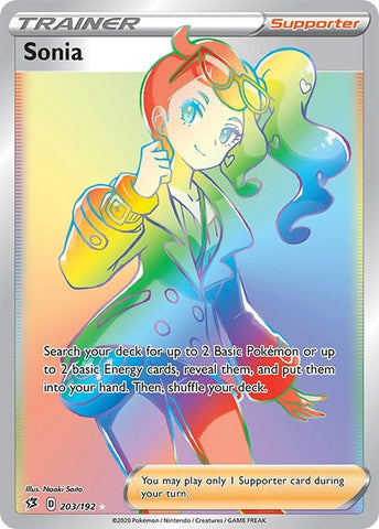 Image for Sonia (Secret) (203/192) (SWSH02: Rebel Clash) - Pokemon