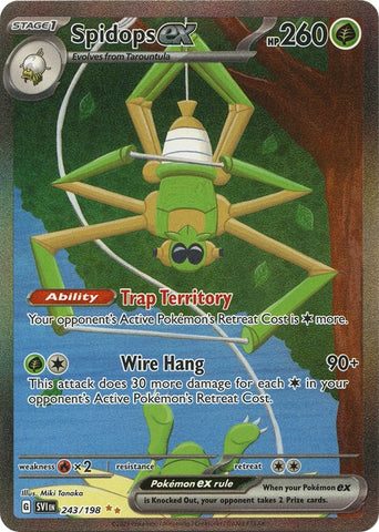 Image for Spidops ex (243/198) (SV01: Scarlet & Violet Base Set) - Pokemon