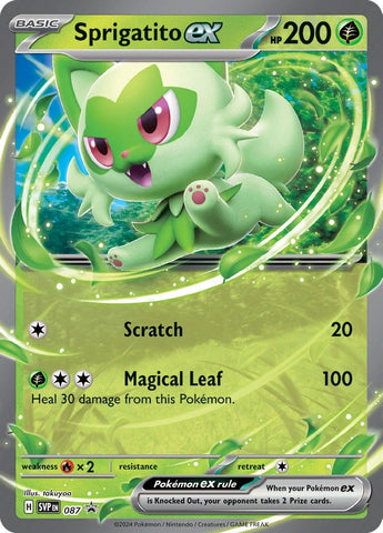Image for Sprigatito ex - 087 (087) (SV: Scarlet & Violet Promo Cards) - Pokemon