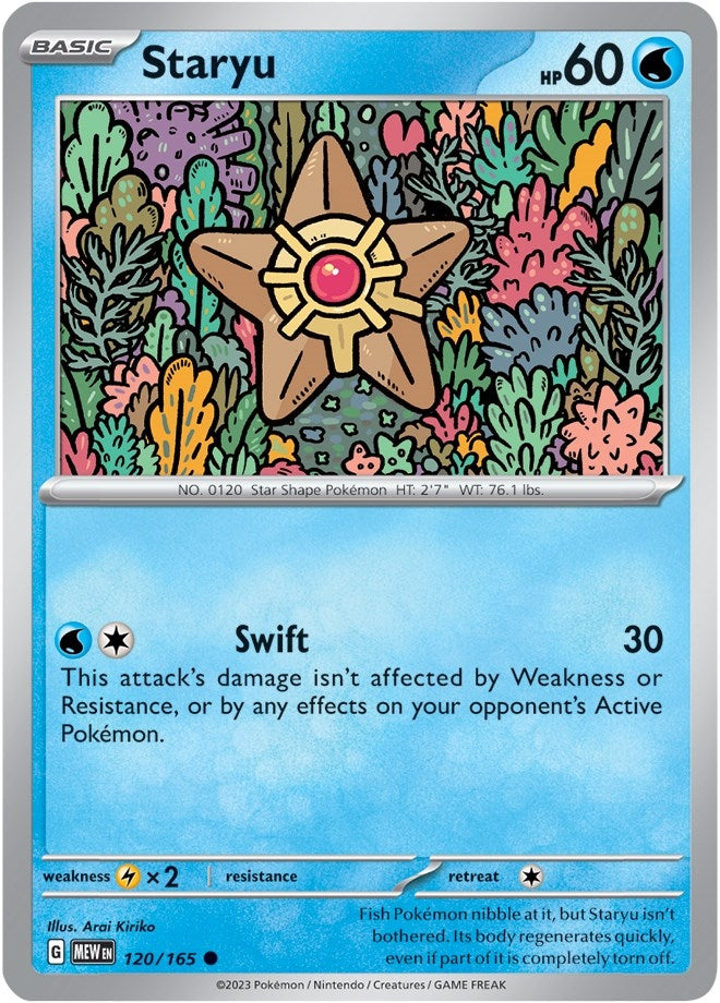 Image for Staryu (120/165) (SV: Scarlet & Violet 151) - Pokemon