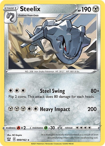 Image for Steelix (099/163) (SWSH05: Battle Styles) - Pokemon