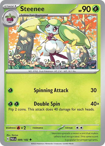 Image for Steenee (009/182) (SV04: Paradox Rift) - Pokemon