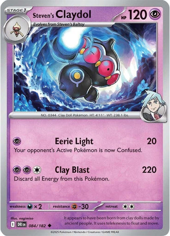 Image for Steven's Claydol (084/182) (SV10: Destined Rivals) - Pokemon