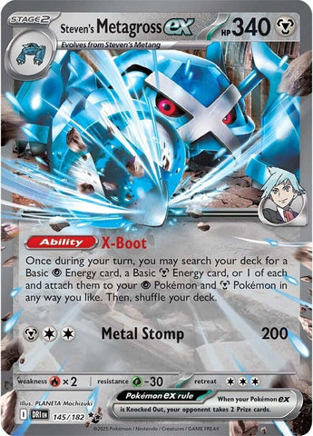 Image for Steven's Metagross ex (145/182) (SV10: Destined Rivals) - Pokemon