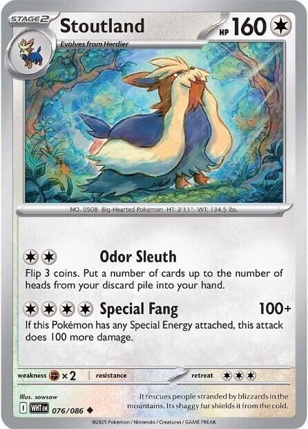 Image for Stoutland (076/086) (SV: White Flare) - Pokemon