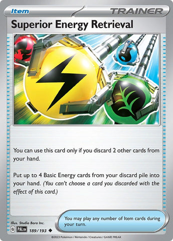 Image for Superior Energy Retrieval (189/193) (SV02: Paldea Evolved) - Pokemon